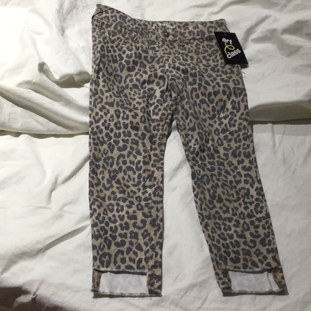 Art class animal print stretch skinny jeans NWT